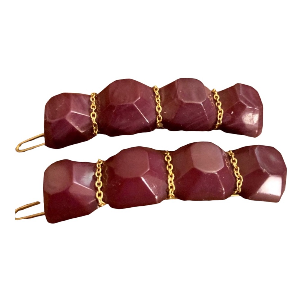 Alexandre de Paris Vintage Barrettes, Handmade in Paris, Lux French Hair Clip